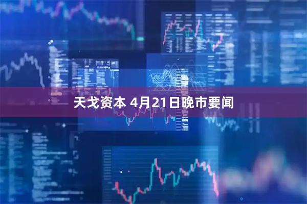 天戈资本 4月21日晚市要闻